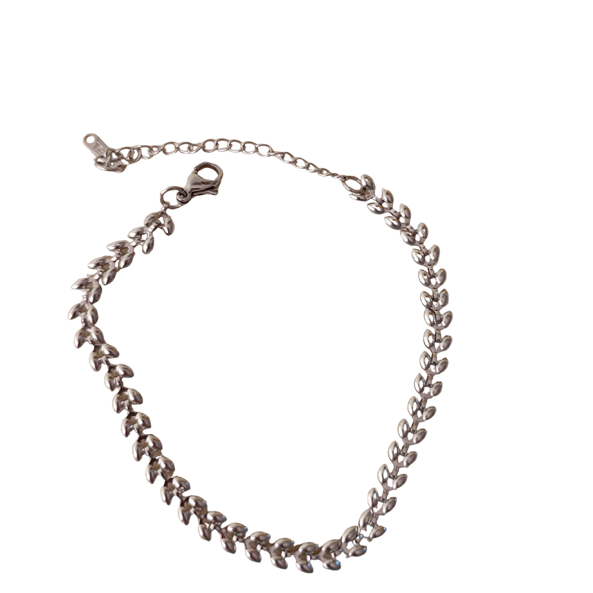 Pulsera espiga acero dorada y plateada